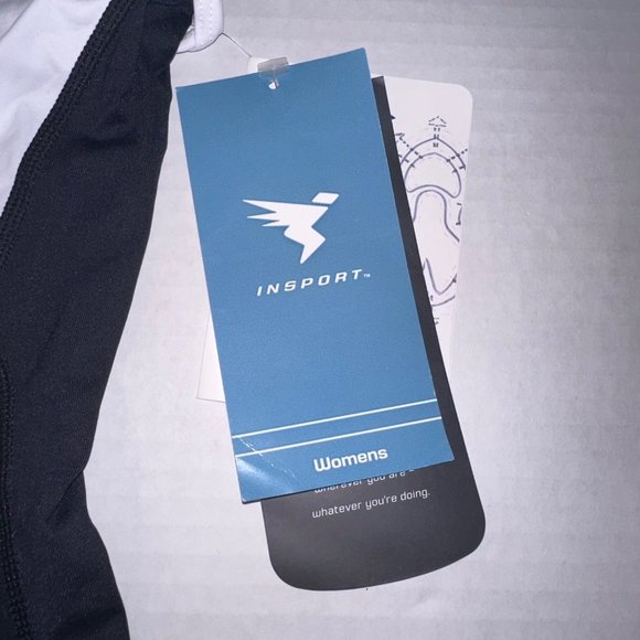 Insport Women's Black White Dri Tech 4-Way Cycling Pad Pro Suit, Size S NWT - Picture 16 of 16